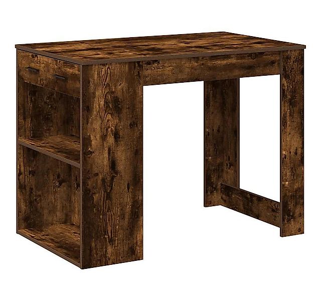 vidaXL Esstisch Schreibtisch mit Schubladen Ablage Räuchereiche 102x62x77,5 günstig online kaufen