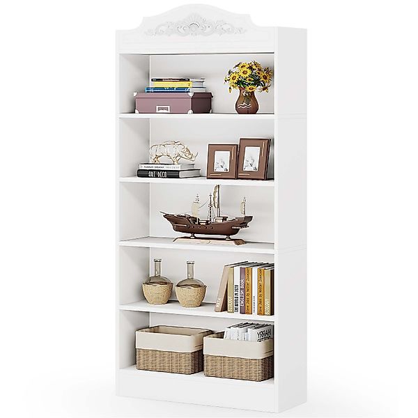 Tribesigns Bücherregal 190cm Standregal Büroregal Raumteiler günstig online kaufen
