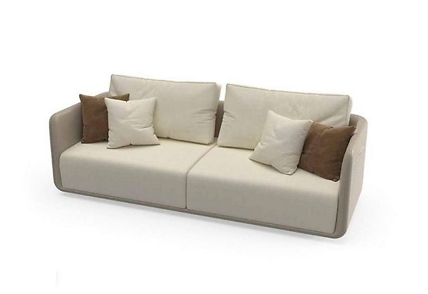 Xlmoebel 3-Sitzer Luxuriöses Wohnzimmer-Sofa aus Stoff, 3-Sitzer, 235cm, 1 günstig online kaufen