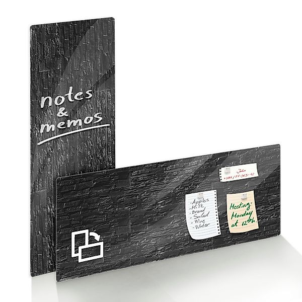 Karat Memoboard Design-Glas-Memoboard, Inkl. Magnete & günstig online kaufen