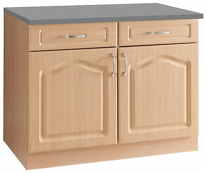 wiho Küchen Unterschrank »Linz« 100 cm breit, in Landhaus-Optik günstig online kaufen