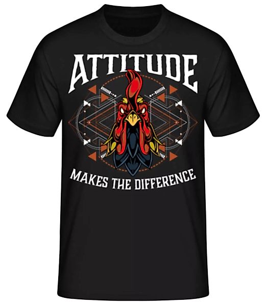 Attitude Makes The Difference · Männer Basic T-Shirt günstig online kaufen