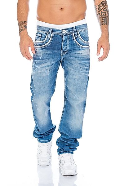 Cipo & Baxx Regular-fit-Jeans Herren Jeans günstig online kaufen