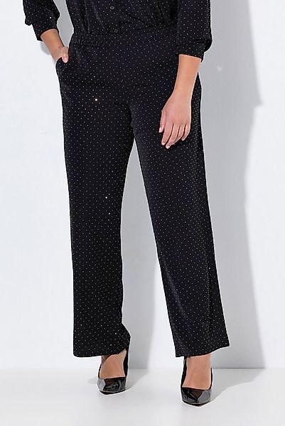 MIAMODA Schlupfhose Schlupfhose weites Bein Glitzersteinchen günstig online kaufen
