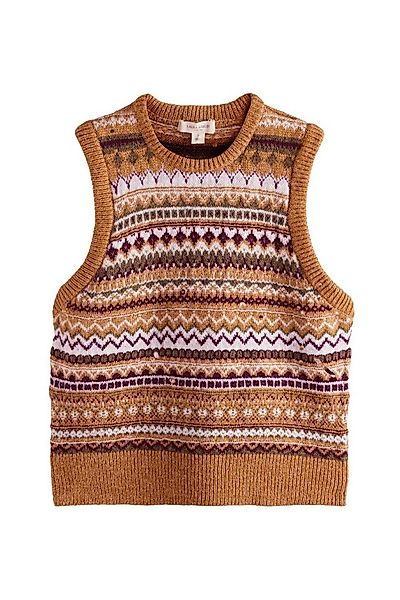LAURA ASHLEY Stricktop Laura Ashley gestricktes Fairisle-Tanktop (1-tlg) günstig online kaufen