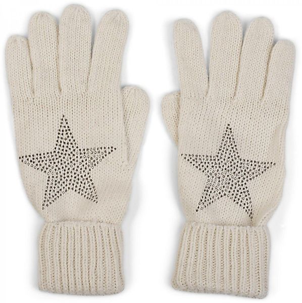 styleBREAKER Strickhandschuhe Strick Handschuhe mit Strass günstig online kaufen