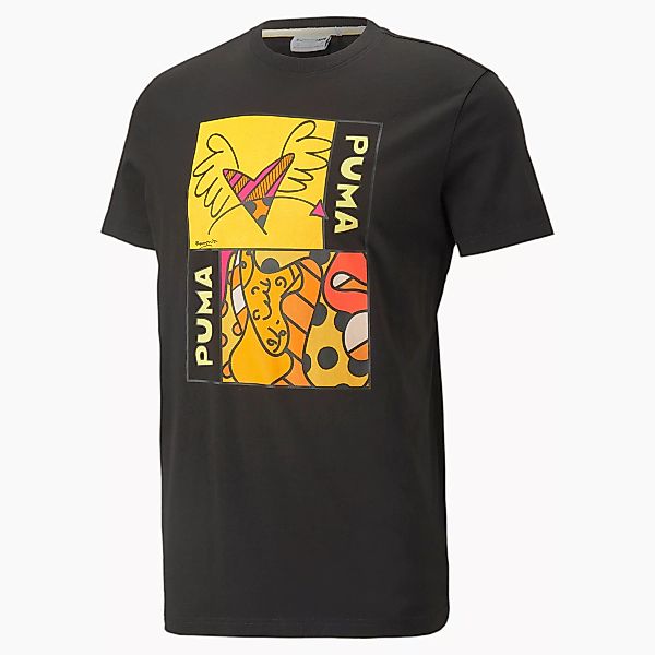 PUMA x BRITTO T-Shirt Für Herren | Mit Aucun | Schwarz | Größe: L günstig online kaufen