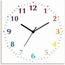 Artland Wanduhr "Uni Trendfarben" wahlweise mit Quarz- oder Funkuhrwerk, la günstig online kaufen