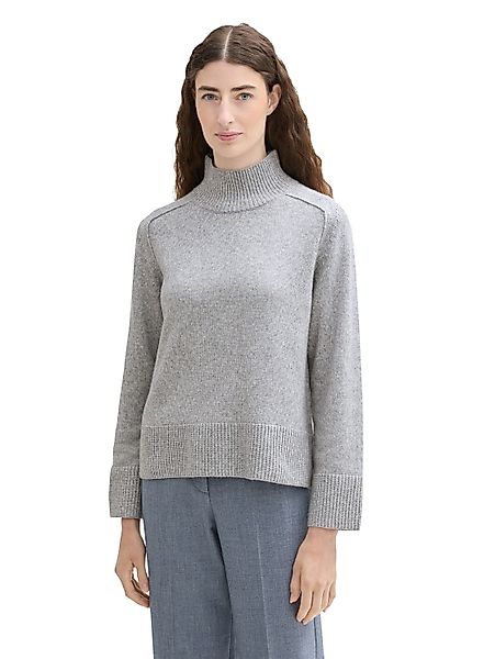 TOM TAILOR Strickpullover mit hohem Stehkragen günstig online kaufen