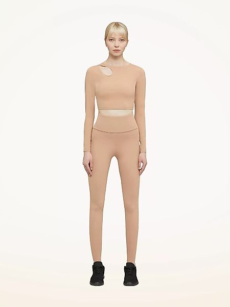 Wolford - Warm Up Top Long Sleeves, Frau, almond, Größe: XS günstig online kaufen