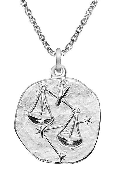 trendor Kette mit Anhänger Waage Ø 20 mm und 925 Silber günstig online kaufen