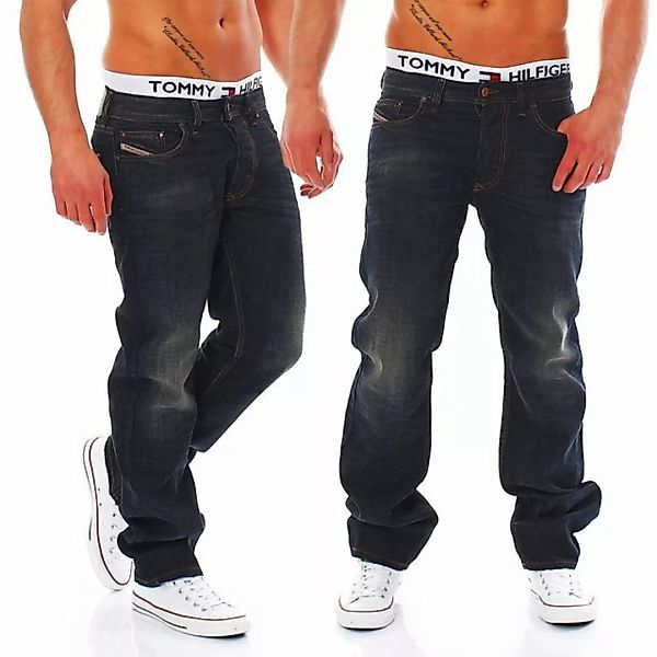 Diesel Gerade Jeans Diesel Herren Jeans Larkee 0835H Dezenter Used-Look, Gr günstig online kaufen