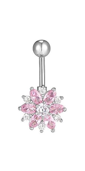 Karisma Bauchnabelpiercing Edelstahl 316L Blume Zirkonia günstig online kaufen
