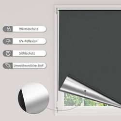 Verdunklungsrollo, Woltu, verdunkelnd, verspannt, Klemmfix, ohne günstig online kaufen