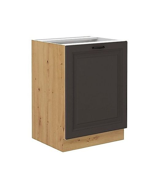 Küchen-Preisbombe Unterschrank 60 cm Küche Grau Weiß Eiche Artisan Küchenze günstig online kaufen