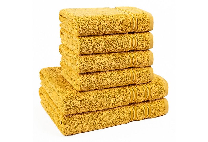 HAMMETEX Handtuch Set 6-teiliges Handtuch Set, 100% Baumwolle, Weich & Saug günstig online kaufen