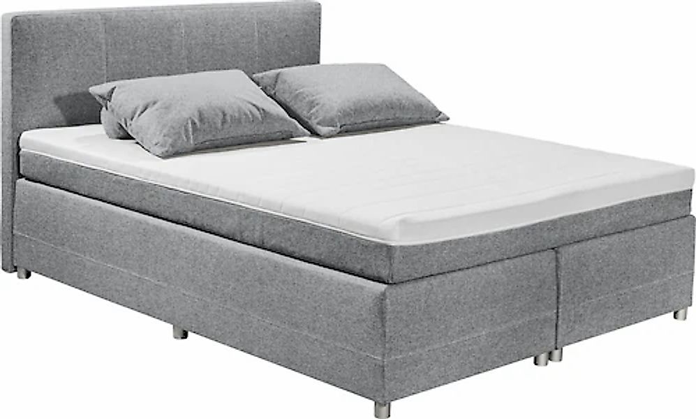 ED EXCITING DESIGN Boxspringbett »Luanda«, wahlweise mit Matratze und Toppe günstig online kaufen