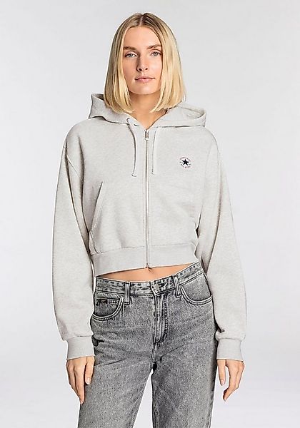Converse Sweatjacke WOMEN'S CONVERSE RETRO FULL-ZIP HOODIE (1-tlg) cropped günstig online kaufen
