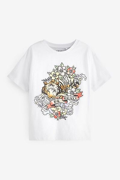 Next T-Shirt T-Shirt mit Tigermotiv (1-tlg) günstig online kaufen