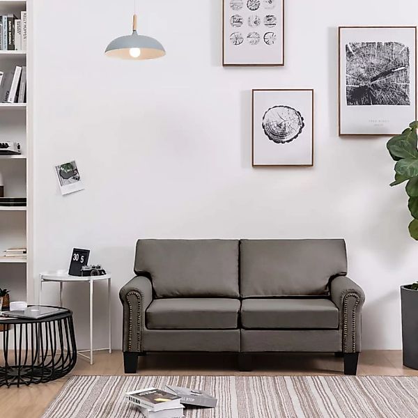 2-sitzer-sofa Taupe Stoff günstig online kaufen