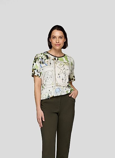 Rabe Kurzarmshirt mit grafischem Muster günstig online kaufen