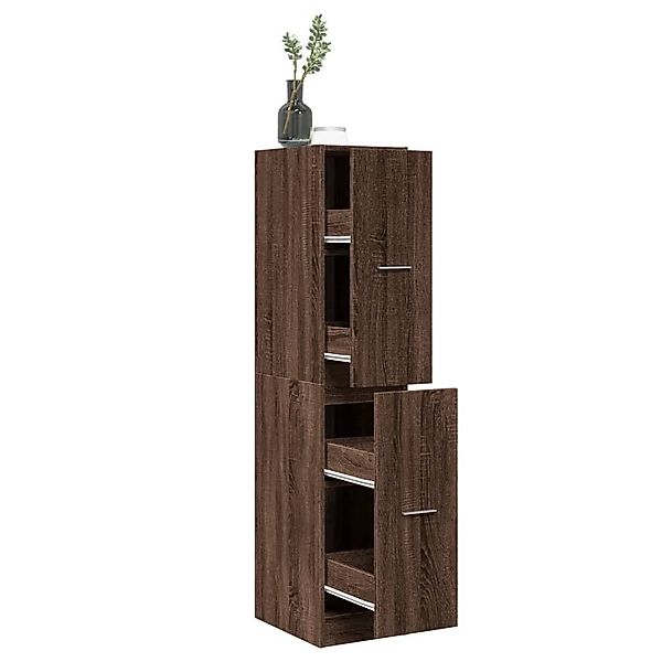 vidaXL Schrankmodule Apothekerschrank Eichen-Optik 30x41x144,5 cm günstig online kaufen