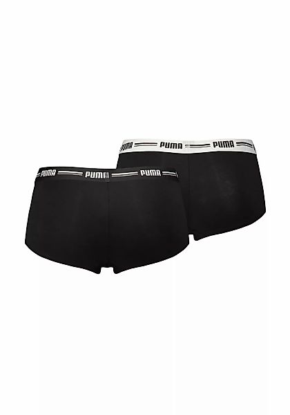 PUMA Panty "PUMA WOMEN MINI SHORT 2P PACK", (Packung, 2er Pack), mit markan günstig online kaufen