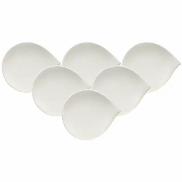 Villeroy & Boch Brotteller »Brotteller Flow ø 17,5 cm 6er Set weiß« günstig online kaufen
