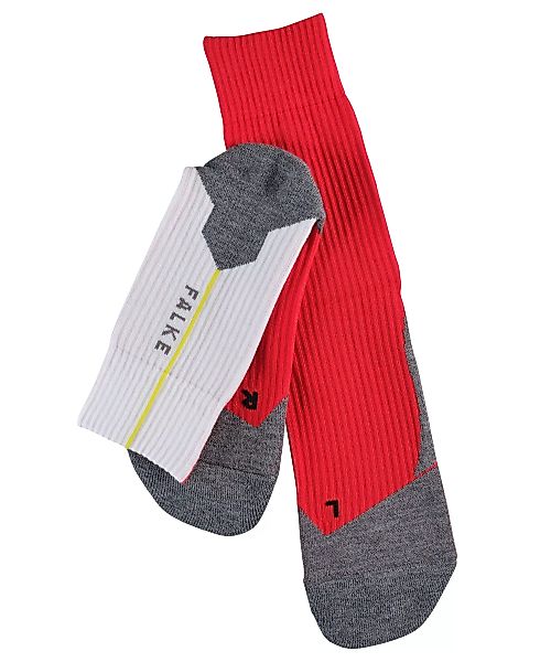 FALKE TE2 Thread Herren Tennis Socken, 39-41, Rot, AnderesMuster, Baumwolle günstig online kaufen