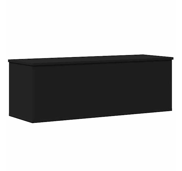 vidaXL Aufbewahrungsbox Truhe Schwarz 102x35x35 cm Holzwerkstoff (1 St) günstig online kaufen
