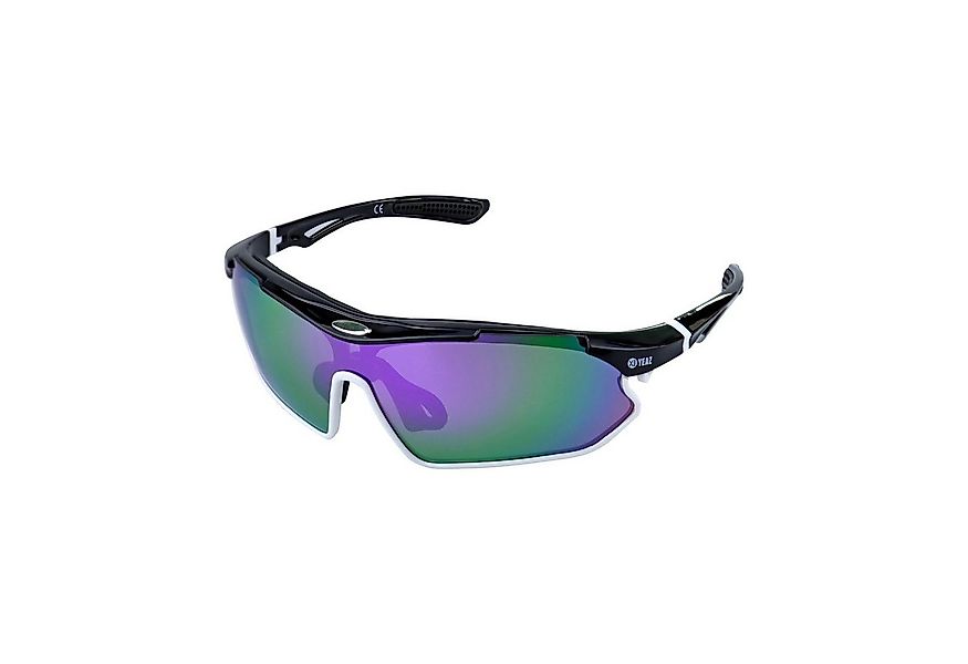 YEAZ Sportbrille SUNRAY Sport-Sonnenbrille schwarz/weiß/lila, Sport-Sonnenb günstig online kaufen