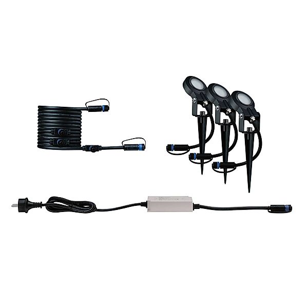 Paulmann LED Gartenstrahler »Plug & Shine Sting IP67 2200K 3x6,3W 75VA Anth günstig online kaufen