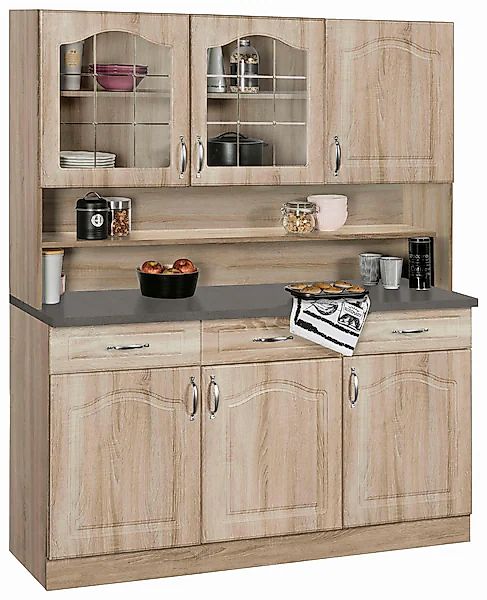 wiho Küchen Küchenbuffet »Linz« 150 cm breit, in Landhaus-Optik günstig online kaufen