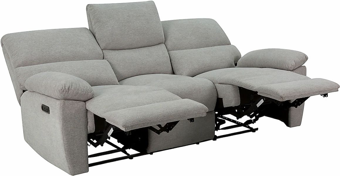 Home affaire 3-Sitzer LANNOY, manuelle o. elelektrische Relaxfunktion in 2 günstig online kaufen