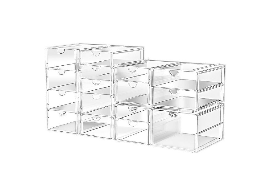 POPOLIC Make-Up Organizer Make-Up Organizer Kosmetikorganizer mit 7/16/19/2 günstig online kaufen