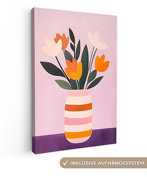 OneMillionCanvasses® Leinwandbild Tulpen - Vase - günstig online kaufen