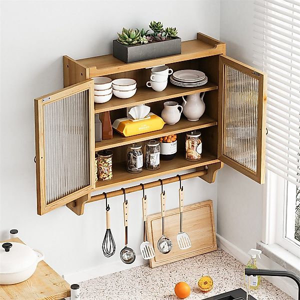 MODFU Hängeschrank Zweitüriger Wandschrank 70 cm,Stauraumschrank günstig online kaufen