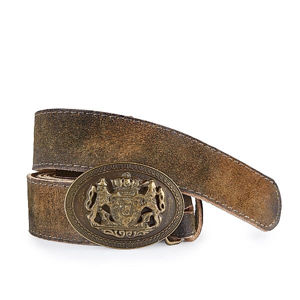 Maddox Trachtengürtel aus Leder, Überlänge Farbe braun Größe: 125 günstig online kaufen