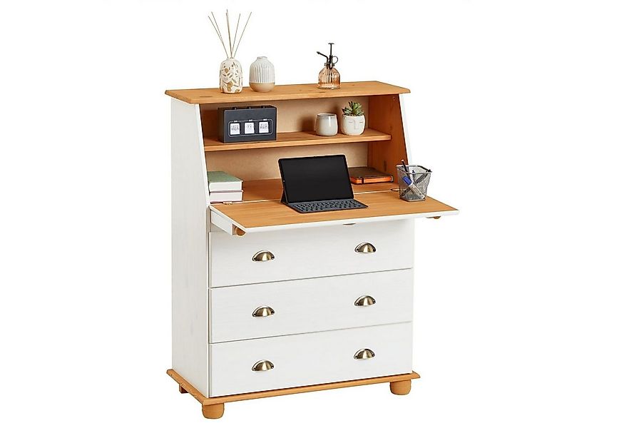 IDIMEX Sekretär GOMES, Sekretär Bürotisch Arbeitstisch mit Klappe 2 Fächer günstig online kaufen