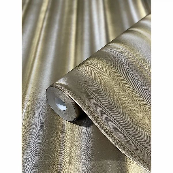 Glööckler Vliestapete Imperial Welle Champagnermetallic günstig online kaufen