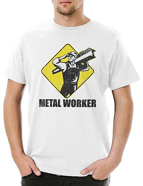 Urban Backwoods Print-Shirt Urban Backwoods Metal Worker III Herren T-Shirt günstig online kaufen