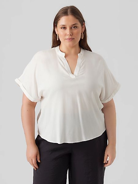Vero Moda Curve Shirtbluse "VMCBEAUTY SS TOP NOOS CUR" Viskose, regular fit günstig online kaufen