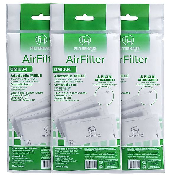 VIOKS Filtermatte Ersatz für Miele 3944711 günstig online kaufen