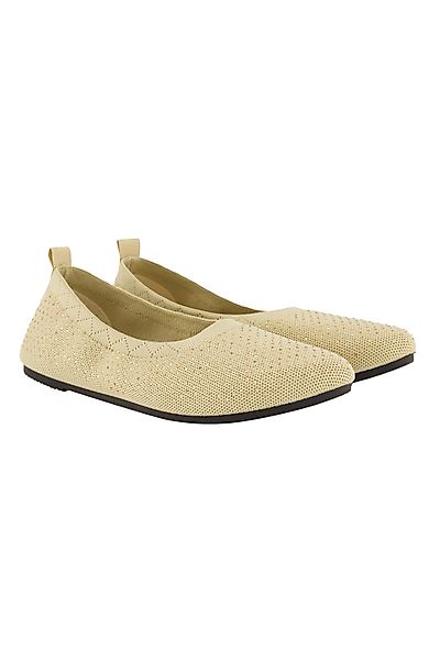 Ulla Popken Strick-Ballerinas Ziersteine Wechselfußbett Ballerina günstig online kaufen