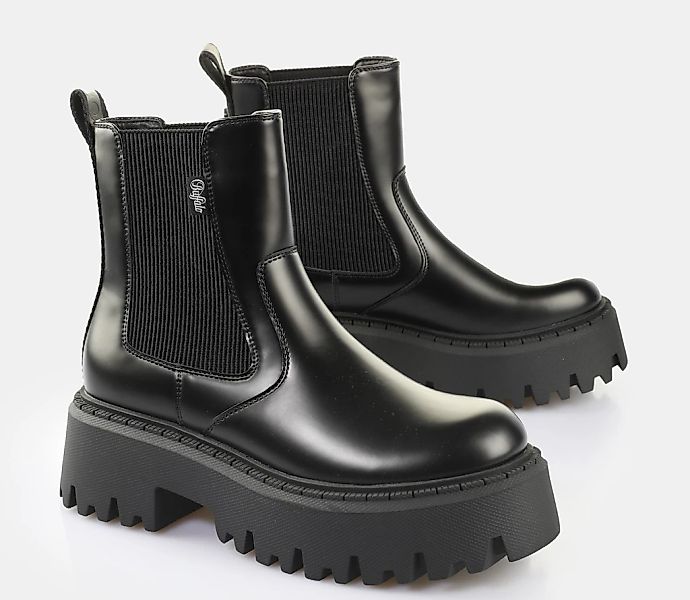 Buffalo Chelseaboots "ASPEN", Stiefelette, Schlupfboots, Plateauboots, Prof günstig online kaufen