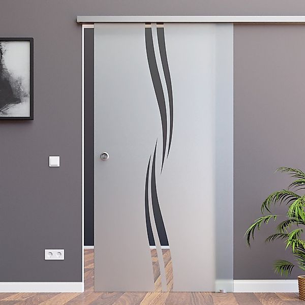 AMOD Glasschiebetür M2 (SlimLine, Komplett Set), günstig online kaufen