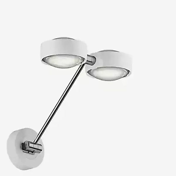 Occhio Sento Parete Doppio 30 Up D Wandleuchte LED, Kopf weiß glänzend/Body günstig online kaufen