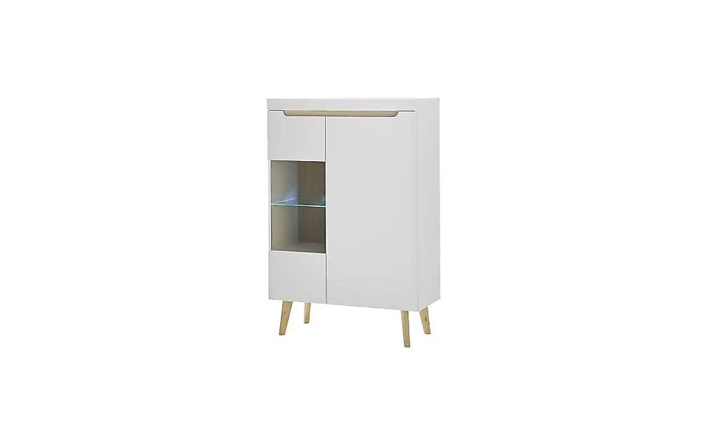 Wohnwand  Malaren ¦ weiß ¦ Maße (cm): B: 290 H: 197 Wohnwände - Höffner günstig online kaufen