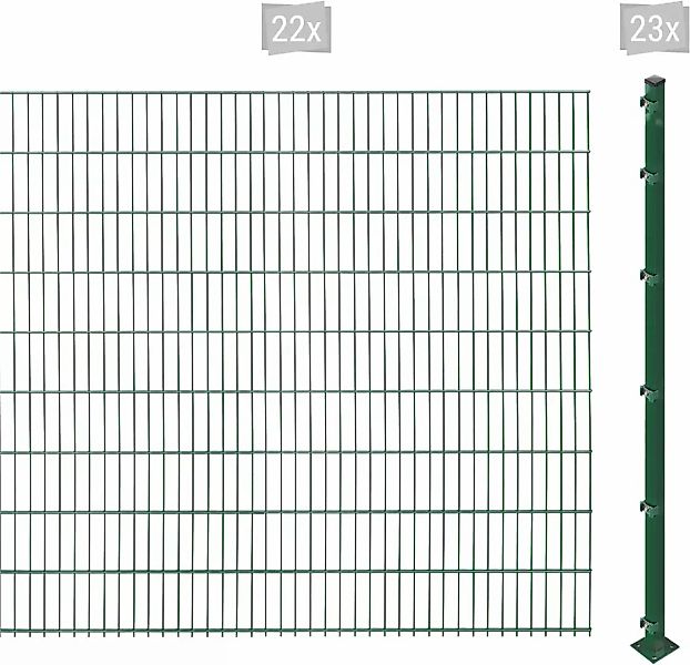 Arvotec Doppelstabmattenzaun "ESSENTIAL 183 zum Aufschrauben", Zaunhöhe 183 günstig online kaufen