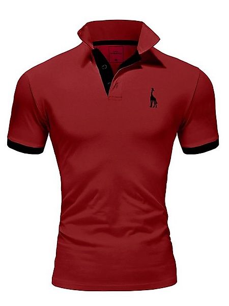 REPUBLIX Poloshirt JOSEPH Herren Basic Kurzarm Kontrast Polo Hemd günstig online kaufen